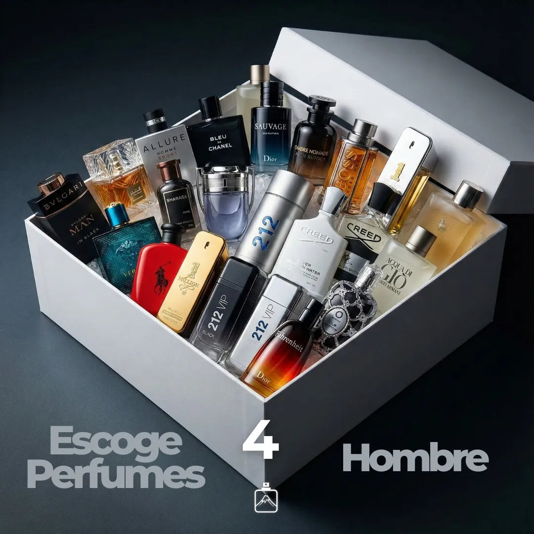 Arma Tu Pack x4: Escoge 4 Perfumes de Caballero