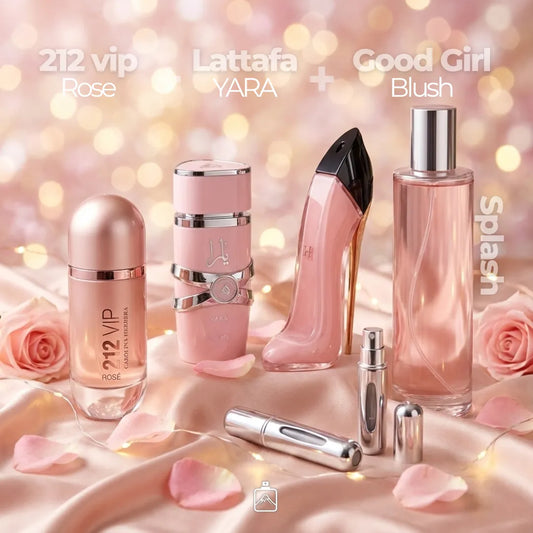 Pack x3: 212 VIP Rosé + Yara + Good Girl Blush