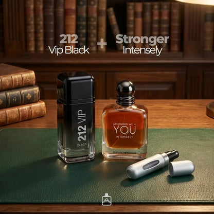 Pack x2: 212 VIP Black + Stronger With You Intensely