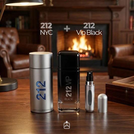 Pack x2: 212 NYC Men + 212 VIP Black