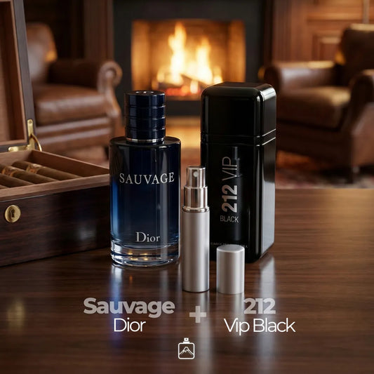 Pack x2: Dior Sauvage + 212 VIP Black