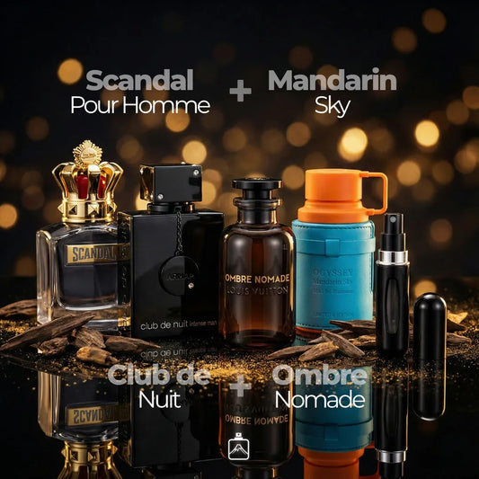 Pack x4: Scandal + Club de Nuit + Ombre Leather + Mandarin
