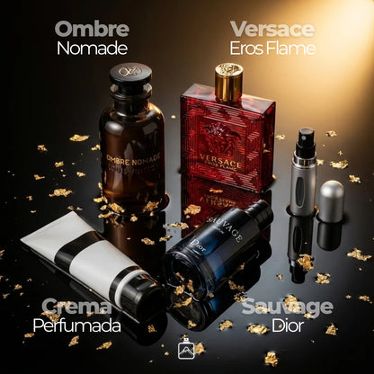 Pack x3 + Crema: Ombre Nomade + Eros Flame + Sauvage