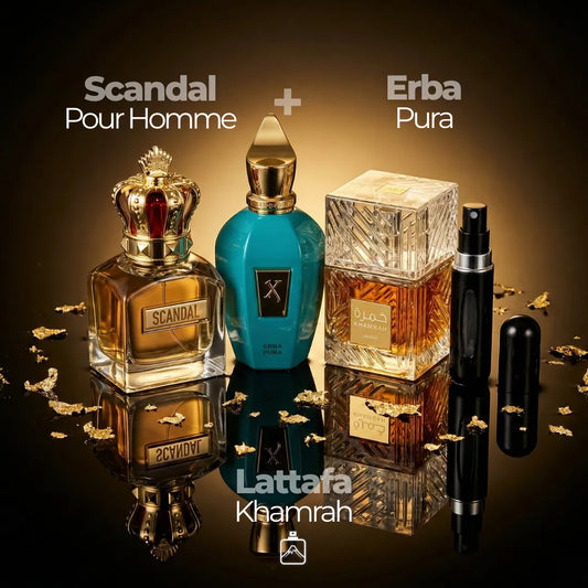 Pack x3: Scandal + Erba Pura + Khamrah