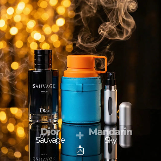 Pack x2: Dior Sauvage + Mandarine Sky