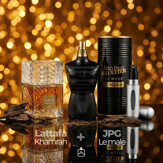 Pack x2: Khamrah + JPG Le Male Le Parfum (Lata)