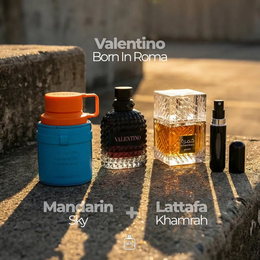 Pack x3: Mandarin Sky + Valentino + Khamrah