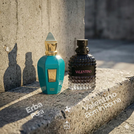 Pack x2: Erba Pura + Valentino Born in Roma