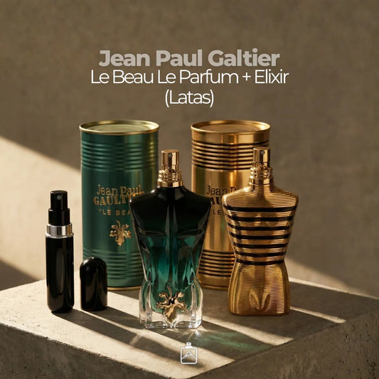 Pack Lujo: JPG Elixir + Le Beau Le Parfum (Latas)