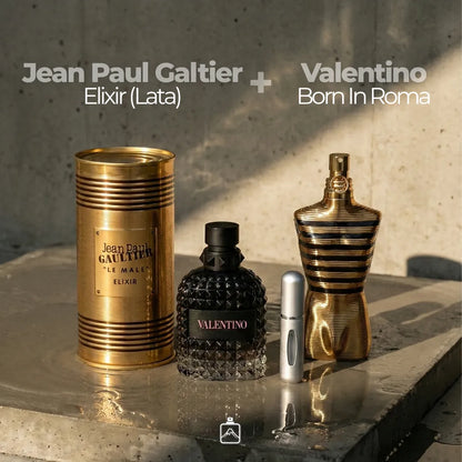 Pack: JPG Elixir (Lata) + Valentino Born in Roma